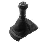 ATACDVDYEU for SEAT for Ibiza 2002-2008 5/6 Speed Car Gear Shift Knob Lever Stick Gaiter Boot Cover Collar Dust Cover Shifter Knobs Head(5 Speed)