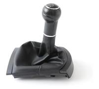 ATACDVDYEU for SEAT for Ibiza 2002-2008 Car Gear Shift Knob 5 6 Speed Lever Stick Gaiter Boot Dust Cover Collar Shifter Knobs Head(6 Speed)
