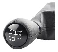 ATACDVDYEU for Seat for Leon 1 MK1 for Toledo II MK2 12mm Leather Gear Shift Knob Bellows Frame Stick Shifter Handball Shifter Knobs Head(6 Speed)