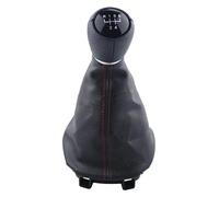 ATACDVDYEU for Seat for Leon 1M1 2002-2006 Car Styling 5/6 Speed Gear Stick Shift Knob Red Line 12mm Hole Stick Shifter Handball Shifter Knobs Head(5 Speed)
