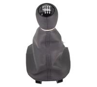 ATACDVDYEU for Seat for Leon 2002-2005 5/6 Speed Gear Stick Shift Knob Lever Leather Boot 12 Mm Hole Car Gear Shift Knob Shifter Knobs Head(6 Speed)