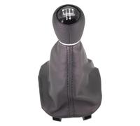 ATACDVDYEU for Seat for Leon 2002-2005 5/6 Speed Gear Stick Shift Knob Lever Leather Boot 12 Mm Hole Car Gear Shift Knob Shifter Knobs Head(5 Speed)