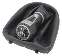 ATACDVDYEU for Seat for Leon MK2 1P 2005-2012 5/6 Speed Car Gear Stick Shift Knob with Leather Boot Car Gear Shift Knob Shifter Knobs Head(5 Speed Black)