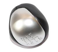 ATACDVDYEU for SsangYong for Actyon for Korando 6 Speed Manual Chrome Leather Car Gear Stick Shift Knob Boot Gear Stick Knob Shifter Knobs Head