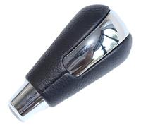 ATACDVDYEU for Suz&uki for Jimny for Sierra 2013-2018 Gear Shift Knob Lever Change Gearbox Shifter Leather Stick Handball Shifter Knobs Head(Without Hole Chrome)