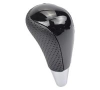 ATACDVDYEU for T&oyota for Corolla for Camry for Harrier for Fortuner for Crown for Land Cruiser Automatic Gear Shift Knob Lever Shifter Knobs Head(Black Leather-Hole)