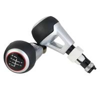 ATACDVDYEU for TT for TTS for A3 S3 for A4 for A6 Universal Leather Shifter Stick Pen Gear Shift Knob 5/6 Speed Handle Head Shifter Knobs Head(5 Speed No Hole)