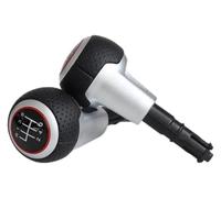 ATACDVDYEU for TT for TTS for A3 S3 for A4 for A6 Universal Leather Shifter Stick Pen Gear Shift Knob 5/6 Speed Handle Head Shifter Knobs Head(6 Speed with Hole)