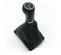 ATACDVDYEU for Vauxhall for Astra H Gear Shift Knob Shifter Gaiter Boot Collar Handbrake Parking Boot Cover Case Shifter Knobs Head(5 Speed Gear Shift)