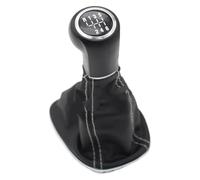 ATACDVDYEU for Vauxhall for Corsa D 2006-2014 5 6 Speed Gear Shift Stick Knob PU Leather Boot Car Gear Shift Knob Shifter Knobs Head(6 Speed)