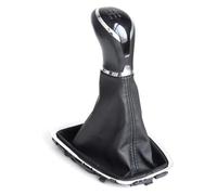 ATACDVDYEU for Vauxhall for Crossland X 2017 Gear Shift Knob Lever Stick Gaitor Boot Cover Frame Case 5 Speed Gear Shift Knob Head Shifter Knobs Head