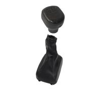 ATACDVDYEU for Vauxhall for Kadett E 1984-1991 PU Leather Shift Gear Knob Lever Gaitor Boot Cover Gear Stick Knob Shifter Knobs Head(Gear Boot and knob)