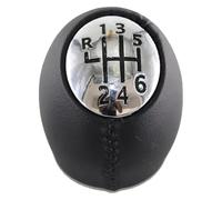 ATACDVDYEU for Vauxhall for Vivaro A B 2001-2019 Manual Selector Transmission Handle Gear Shift Knob Lever Stick Shifter Shifter Knobs Head(R123456 Leather)