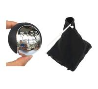 ATACDVDYEU for Vectra C 2002-2005 5/6 Speed Chrome Gear Shift Knob Lever Pen Gaiter Boot Cover Gear Stick Knob Shifter Knobs Head(Combo 1)