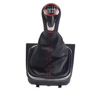 ATACDVDYEU for VW for G&olf 6 5 for A5 MK5 for GTI for GTD R32 04-08 for S&CIROCCO MT 5/6 Speed Shifter Knob Lever Gaiter Boot Cover Collar Shifter Knobs Head(Chrome-5speed)