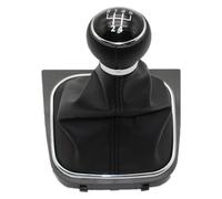 ATACDVDYEU for VW for G&olf 6 for A6 MK6 2009-2013 5 Speed Level Shift Knob with Leather Boot Car Gear Shift Knob Shifter Knobs Head