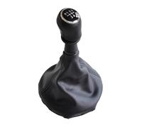 ATACDVDYEU for VW for Transporter T5 T5.1 Gp 2003-2011 T6 Shifter Lever Leather Gaiter Boot Cover Collar Gear Stick Knob Shifter Knobs Head(5speed-Boot)