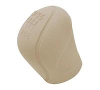 ATACDVDYEU Gear Knob Car Interior Shift Knob Cover 6 Gears Anti-Slip Design Silicone Collars Shifter Protector(Beige)