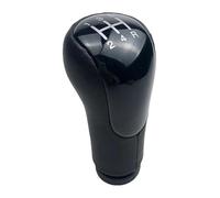 ATACDVDYEU Gear Knob for F&ord for Fiesta MK6 2002-2008 Connect Fusion MT Black Silver Car Gear Shift Knob Lever Stick Gaiter Boot Cover Case 5 6 Speed(Black Pen)