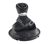 ATACDVDYEU Gear Knob for Skoda for Fabia 2 II MK2 2007 2008 2009 2010 2011 2012 2013 2014 Manual Stick Shift Knob Car Gear Lever Gaitor Boot Cover(Gear Boot)