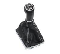 ATACDVDYEU Gear Knob for Vauxhall for O&pel for Astra H 2004 2005 2006 2007 2008 2009 2010 Car 5/6 Speed Gear Lever Shift Knob with Leather Boot(R123456 KNOB Set)