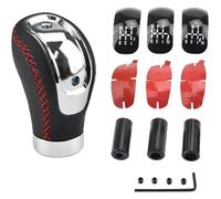 ATACDVDYEU Universal 5/6 Speed Gear Shift Knob Shifter Lever Handle Stick PU Leather for All Manual Car Stick Shifter Handball Shifter Knobs Head(A)