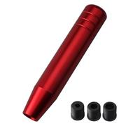 ATACDVDYEU Universal Auto 13cm 18cm Length Manual Gear Shift Knob Racing Car Shift Gear Knob with 3 Adapters Stick Shifter Handball Shifter Knobs Head(18cm Red)