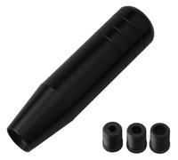 ATACDVDYEU Universal Auto 13cm 18cm Length Manual Gear Shift Knob Racing Car Shift Gear Knob with 3 Adapters Stick Shifter Handball Shifter Knobs Head(13cm Black)