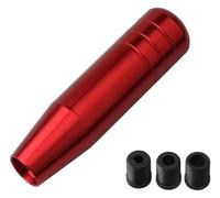 ATACDVDYEU Universal Auto 13cm 18cm Length Manual Gear Shift Knob Racing Car Shift Gear Knob with 3 Adapters Stick Shifter Handball Shifter Knobs Head(13cm Red)