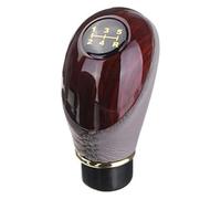 ATACDVDYEU Universal Car Shift Knob Wooden PU Leather Car Truck 5 Speed Lever Manual Gear Shift Stick Shifter Handball Shifter Knobs Head(Grey)