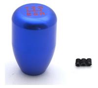 ATACDVDYEU Universal Racing 5 Speed Car Gear Shifter Knob Manual Automatic Alloy Shift Lever Stick Shifter Handball Shifter Knobs Head(Blue)