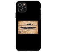 Atago Class Japanese WW2 Cruiser Identification Ship Diagram Case for iPhone 11 Pro Max