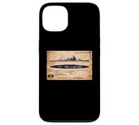 Atago Class Japanese WW2 Cruiser Identification Ship Diagram Case for iPhone 13