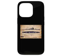 Atago Class Japanese WW2 Cruiser Identification Ship Diagram Case for iPhone 13 Pro