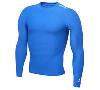 ATAK Sports Men's ATAK Sports Long Sleeve Thermal Compression Base Layer Top - Royal Blue - Small