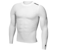 ATAK Sports Men's ATAK Sports Long Sleeve Thermal Compression Base Layer Top - White - Large
