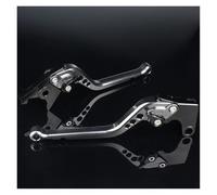 Atambvemw Motorcycle Brake Clutch Levers for YFM 700 for Raptor 700R 2008-2020 CNC Aluminum Short Long Adjustable Motorcycle Brake Clutch Levers Handle Grip(Long Gray)
