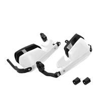 Atambvemw Motorcycle Handlebar Handguards for QJMOTO for SRT 800 800X 800SX for 800SRT Aluminum Alloy Handguard Motorcycle Hand Guards Lever Protect(White)