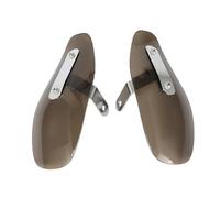 Atambvemw Motorcycle Handlebar Handguards for Suzuki for Chopper Motorcycle Hand Guard Cold Wind Deflector Shield Protector Falling Protection(Brown)
