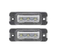 Atambveu License Plate Light Lamp For Benz ML-Class W163 W164 GL-Class X164 R-Class W251 Petrol Version 2PCS LED Number Plate Lights No Error License Plate Lamps