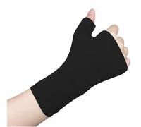 Atan Compression Wrist and Thumb Support for Arthritis, Carpal Tunnel, Joint Pain, Sprain, Sports, Hand Instability| Improve Circulation| Breathable, Ergonomic, and Supportive, 1 Pair (Black, L)