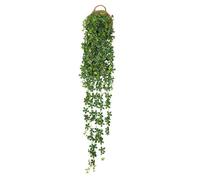 ATAPNLNMTZ Artificial Hanging Leaf Decor with Flower Basket, Handmade Faux Plant, artificial plants for Living Room, Hotel, Wedding(55.1in/140cm)