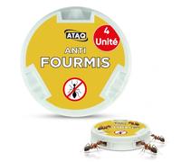 ATAQ - Pack of 4 Boxes 10 g Powerful Ant Gel - Insecticide - Effective eradicator - Anthill - Ant Killer - Professional Formula - Fast Result - Insect Barrier