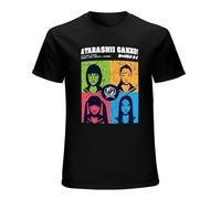 Atarashii Gakko No Leaders Portraits Grunged Men's T-Shirt Unisex Black Tee Clothing XL
