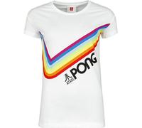 Atari Pong - Pride rainbow T-Shirt white XXL