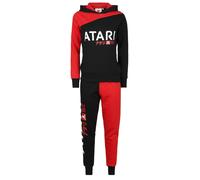 Atari Red Black - Colour patchwork Tracksuit black red L