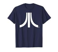 Atari White Logo Vintage 80s Gaming Retro Fun Style T-Shirt