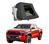 ATATKRT Soft Topper Compatible for Toyota Tacoma 2005-2015 5ft/6ft Bed, Foldable Camper Shell with Rear Tent Extension, Waterproof 300D Oxford Overlanding Truck Top(5ft Pro)