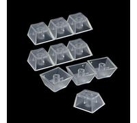 ATATMOUNT 10Pcs Transparent ABS Keycaps Mechanical keyboard Keycaps Matte Backlit Keycaps For Cherry Gateron Switch Mechanical Keyboard