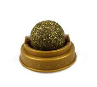 ATATMOUNT Natural Catnip Cat Wall Stick-on Ball Toy Treats Healthy Natural Removes Hair Balls to Promote Digestion Cat Grass Snack Pet Supplies